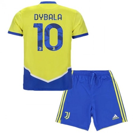 Billiga Fotbollströjor Juventus Paulo Dybala 10 Barn Tredje tröja 2021/22 Kortärmad